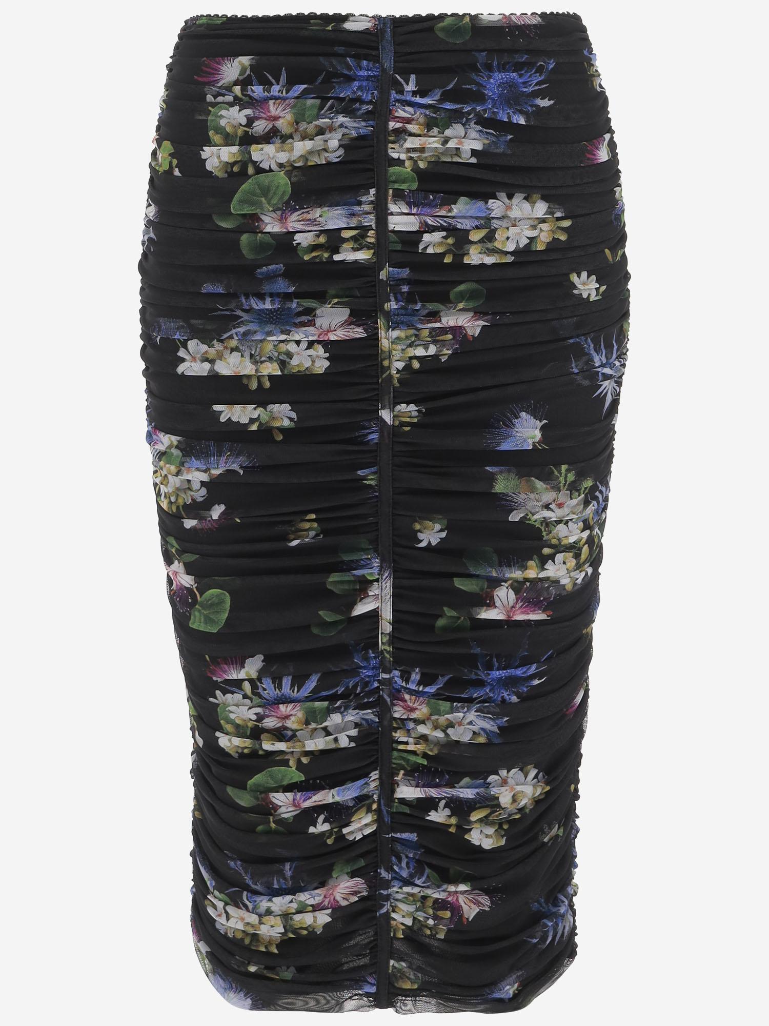 GONNA MIDI IN TESSUTO STRETCH A544G087A F9905 BLUMARINE 