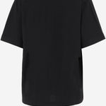 T-SHIRT IN COTONE CON SPILLA DECORATIVA 6261K21051 DeepBlack CARVEN 
