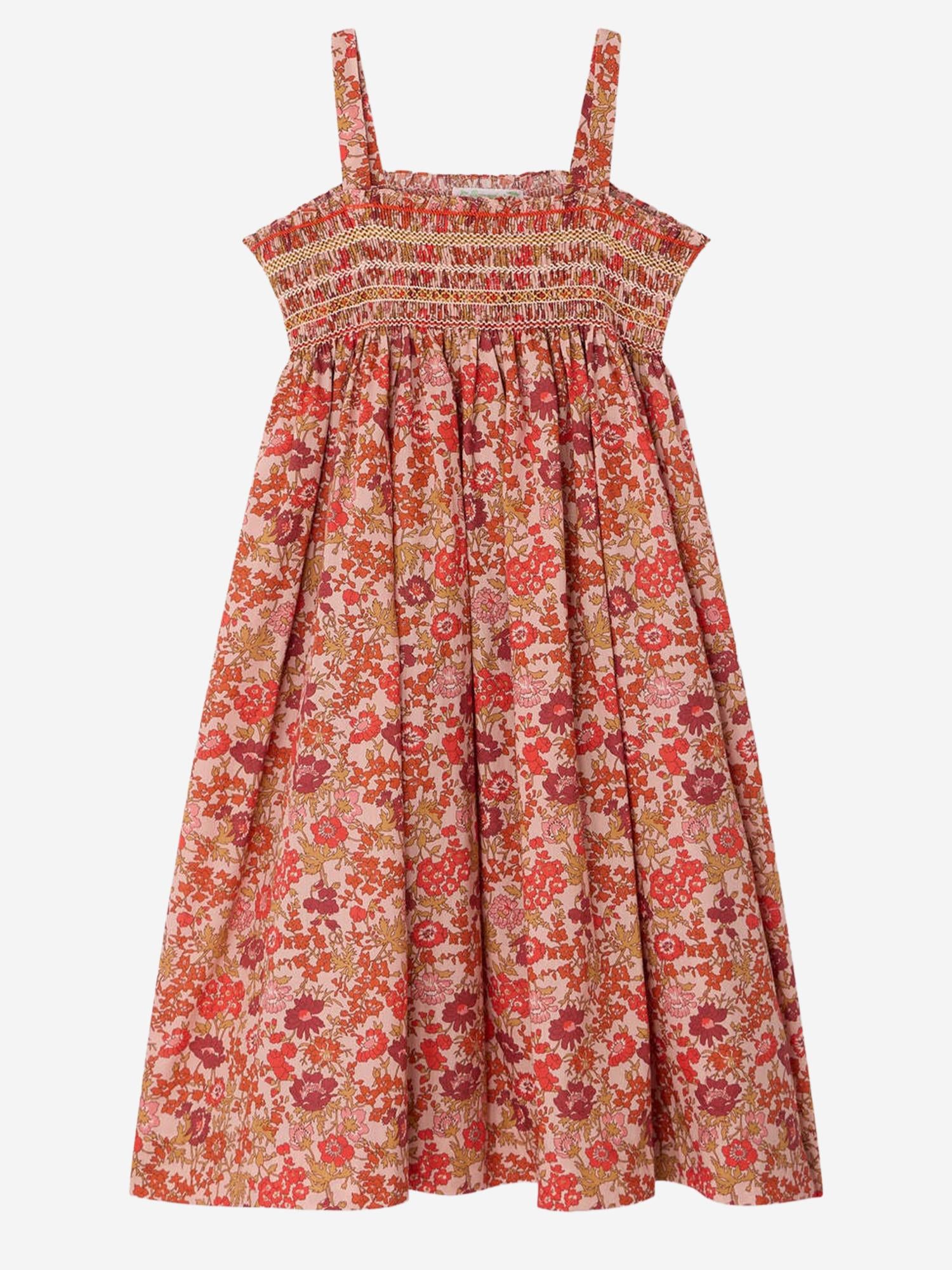 ABITO LABAILE CON MOTIVO A FIORI S06GDRW00047 520 BONPOINT KIDS 
