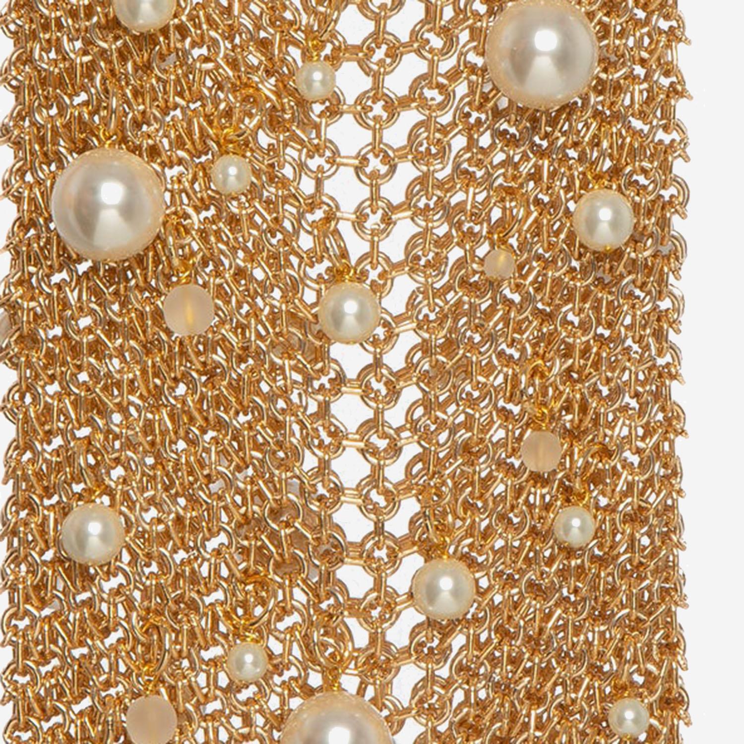 BORSA PERLA PEARLBAG SILVERGOLD SILVIA GNECCHI 