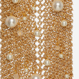 BORSA PERLA PEARLBAG SILVERGOLD SILVIA GNECCHI 