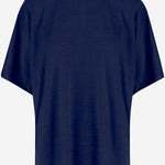 T-SHIRT IN SETA 6252K21117 MIDNIGHT CARVEN 