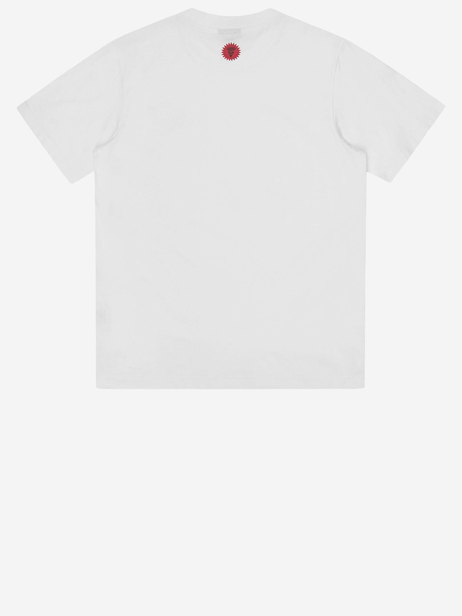 T-SHIRT IN COTONE CON LOGO IC26178 WHITE ICECREAM 