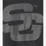 T-SHIRT IN COTONE CON LOGO IN STRASS SG2510104 JETBLACK SUMMER GAMES 