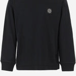 T-SHIRT A MANICHE LUNGHE IN COTONE CON LOGO 2100003 S0047V0029 STONE ISLAND KIDS 