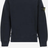 FELPA IN COTONE STRETCH CON LOGO 6100001 S0A20V0020 STONE ISLAND KIDS 
