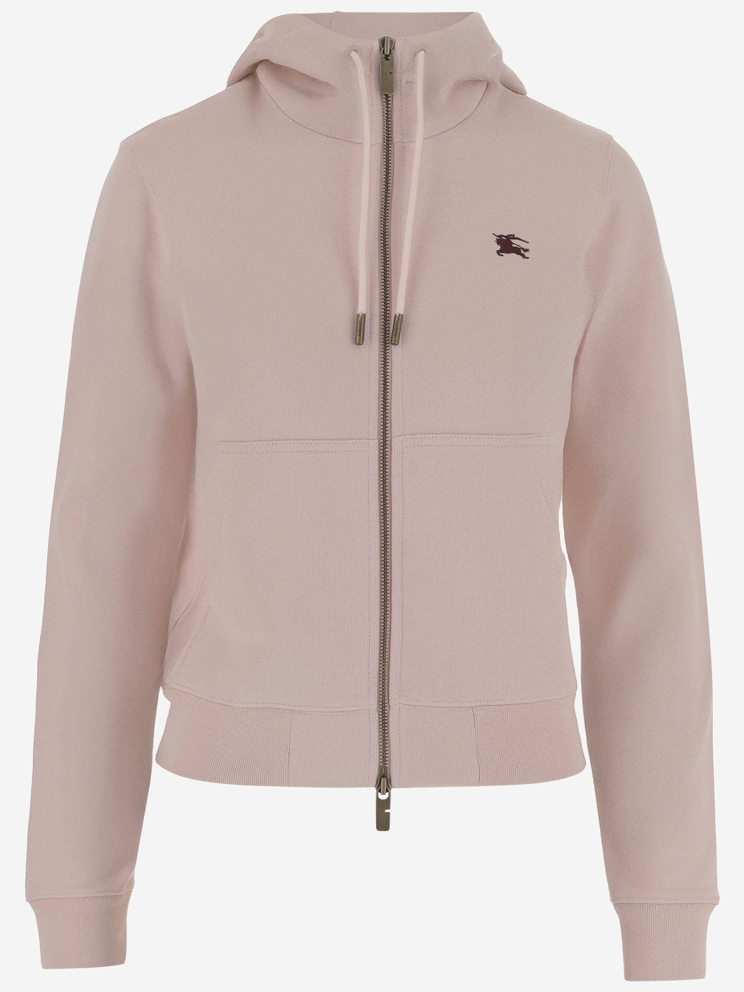 FELPA IN COTONE CON LOGO 8111100 BOUQUET BURBERRY 