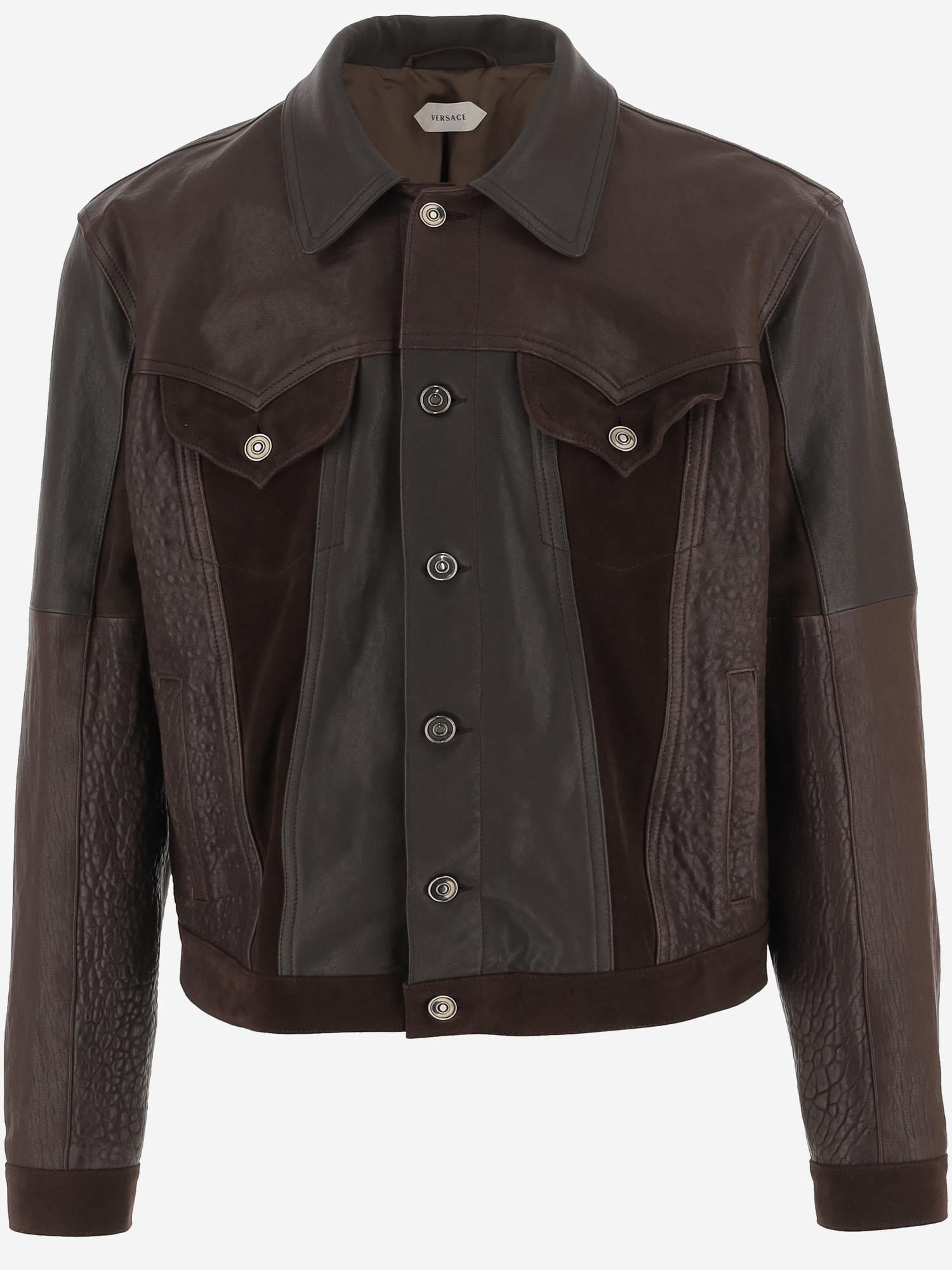 GIACCA IN PELLE 1024208 1A177661N260 VERSACE 