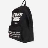 ZAINO IN TESSUTO TECNICO CON LOGO BACKPACK MILANO BLACK APRES SURF 