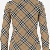 CAMICIA IN COTONE CON MOTIVO CHECK 8122443 SANDIPCHECK BURBERRY 