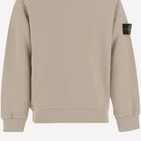 FELPA IN COTONE STRETCH CON LOGO 6100001 S0A20V0095 STONE ISLAND KIDS 