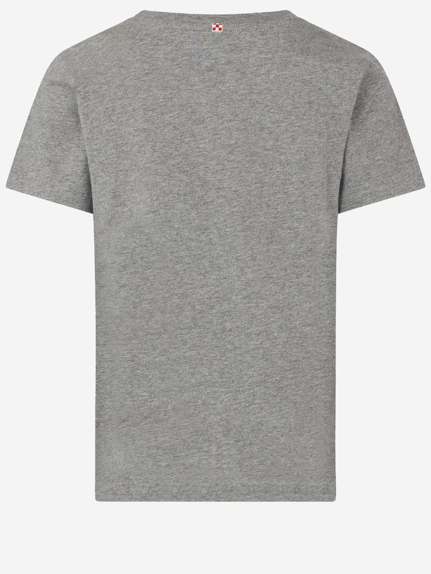 T-SHIRT IN COTONE CON STAMPA LOGO ARN0001 00146I MC2 SAINT BARTH 