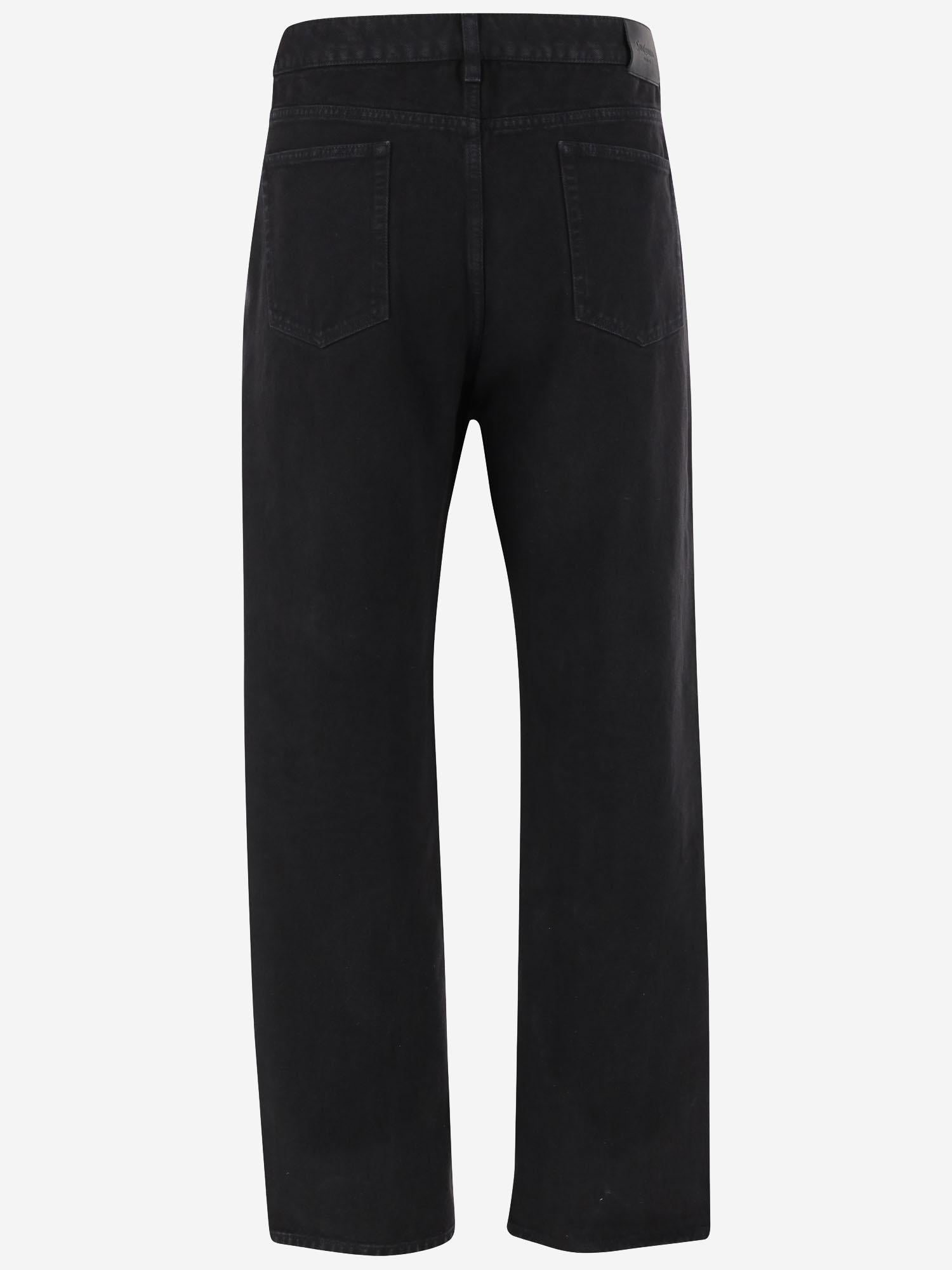 PANTALONI IN COTONE 837398 Y29WA1294 SAINT LAURENT 