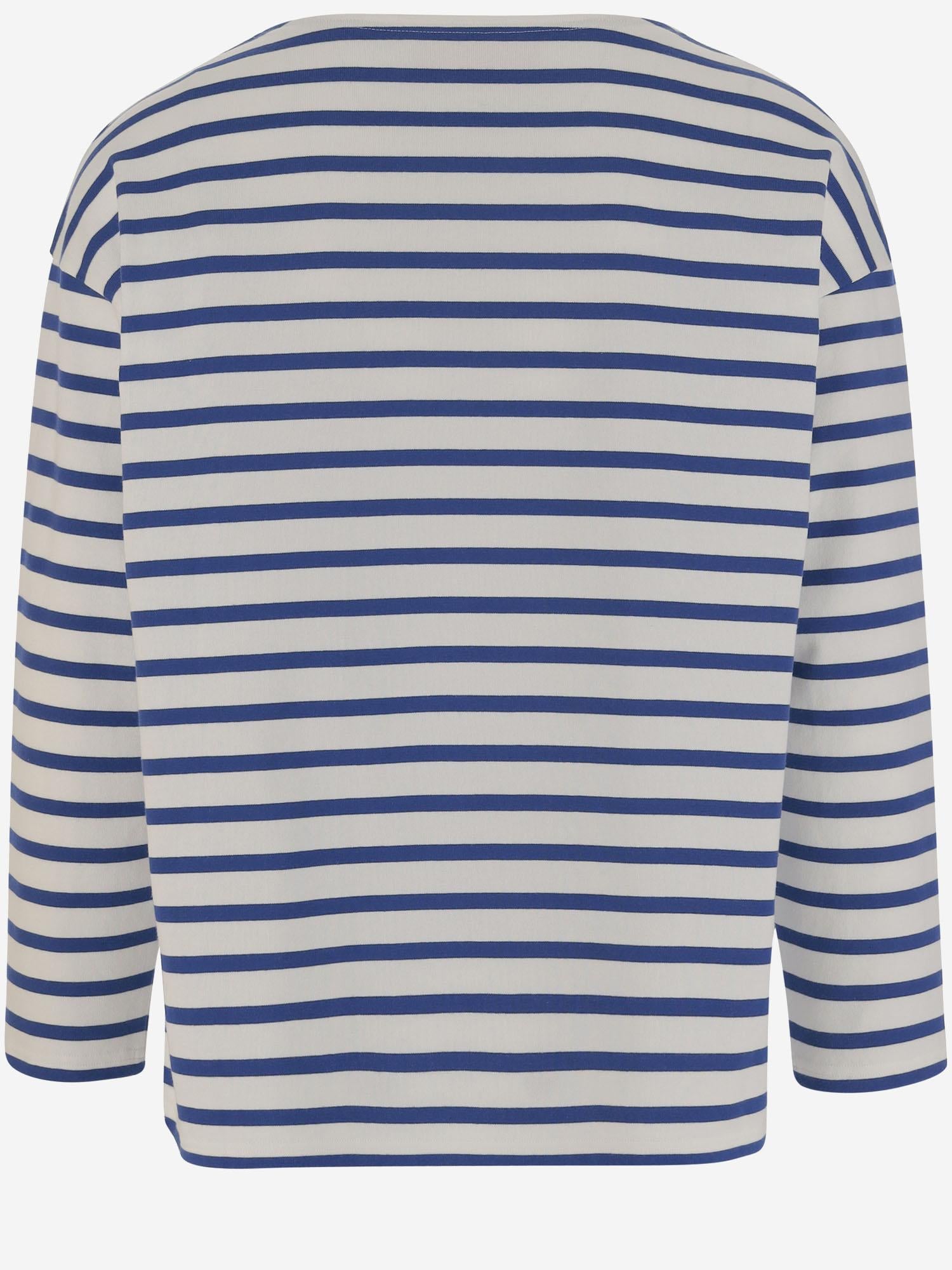 T-SHIRT A MANICA LUNGA IN COTONE CON STAMPA CHEZ VALENTINO 6V3MG16RAPV RGY VALENTINO 