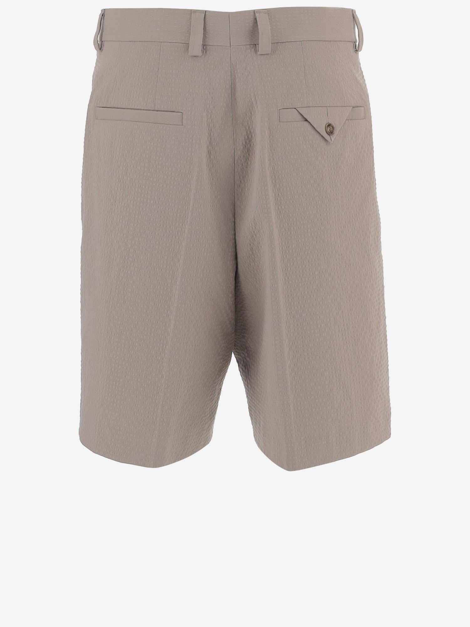 PANTALONI CORTI IN COTONE STRETCH 50559584 237 HUGO BOSS 
