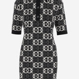 ABITO LOVE BIRDS IN MISTO VISCOSA 106039 A2YDZZ2 PINKO 