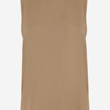 TOP SENZA MANICHE IN COTONE STRETCH POPPYC TE075C322 Q-WINS 