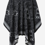 MANTELLA IN MISTO LANA CON MOTIVO LOVE BIRDS 105965 A2ZIZI2 PINKO 