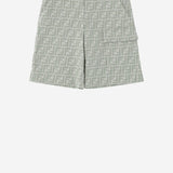 GONNA FF IN MISTO COTONE STRETCH JMF576 AVW1F1DS6 FENDI KIDS 