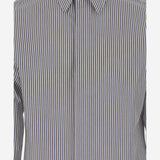 CAMICIA IN MISTO COTONE CON MOTIVO A RIGHE 762914 V3ZC14012 BOTTEGA VENETA 