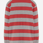 POLO IN COTONE A RIGHE CON MANICHE LUNGHE MJLA19 14RTF0N96 MIU MIU 