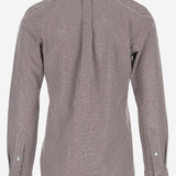 CAMICIA IN COTONE STRETCH CON MOTIVO A QUADRI 710929347 021 POLO RALPH LAUREN 