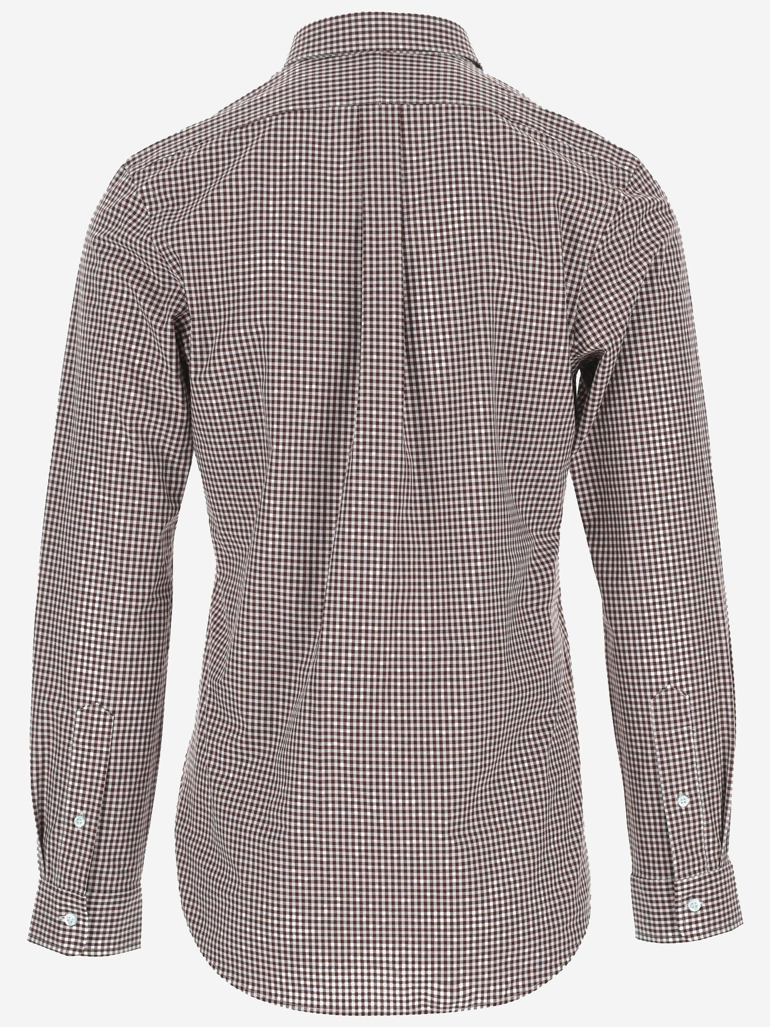 CAMICIA IN COTONE STRETCH CON MOTIVO A QUADRI 710929347 021 POLO RALPH LAUREN 