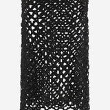 GONNA IN COTONE CON MOTIVO GEOMETRICO S004 GLEMBLACK NICCOLO PASQUALETTI 