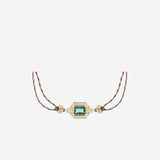 BRACCIALE VERDE ART DECO BR362 ORO MYA BAY 