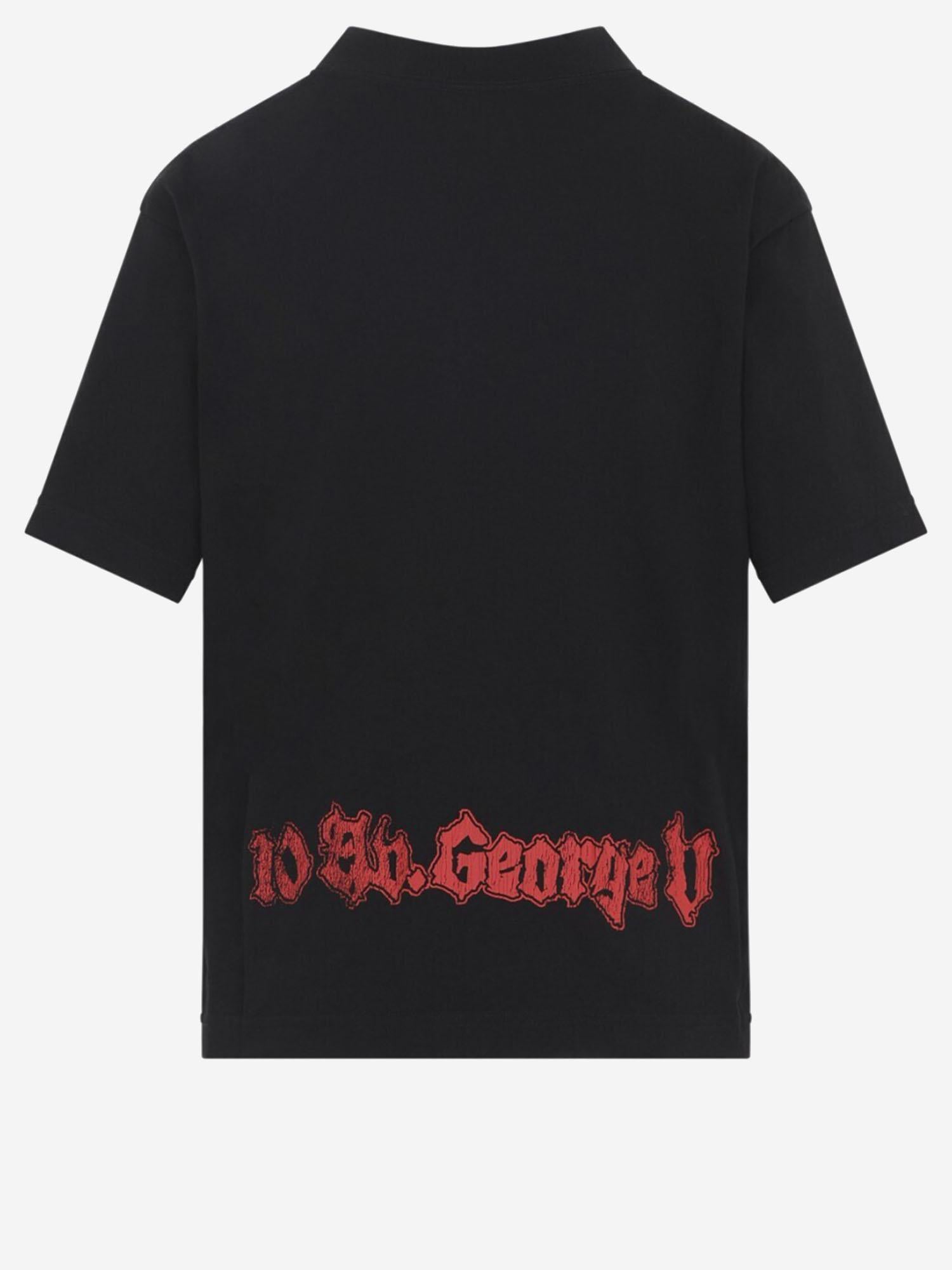 T-SHIRT IN COTONE CON STAMPA 764235 TUVD51000 BALENCIAGA 