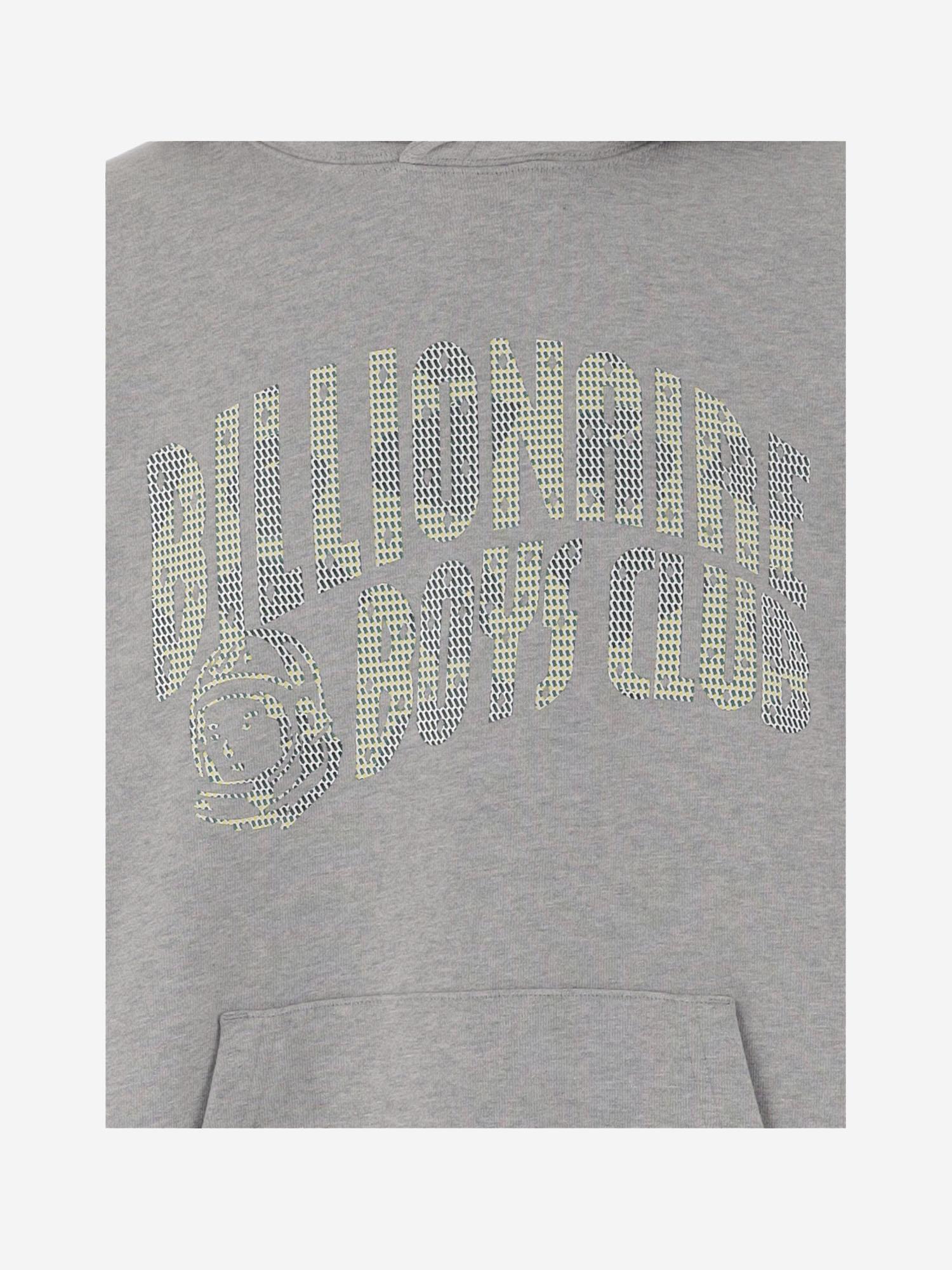 FELPA IN COTONE CON LOGO B25346 HEATHER GREY BILLIONAIRE BOYS CLUB 