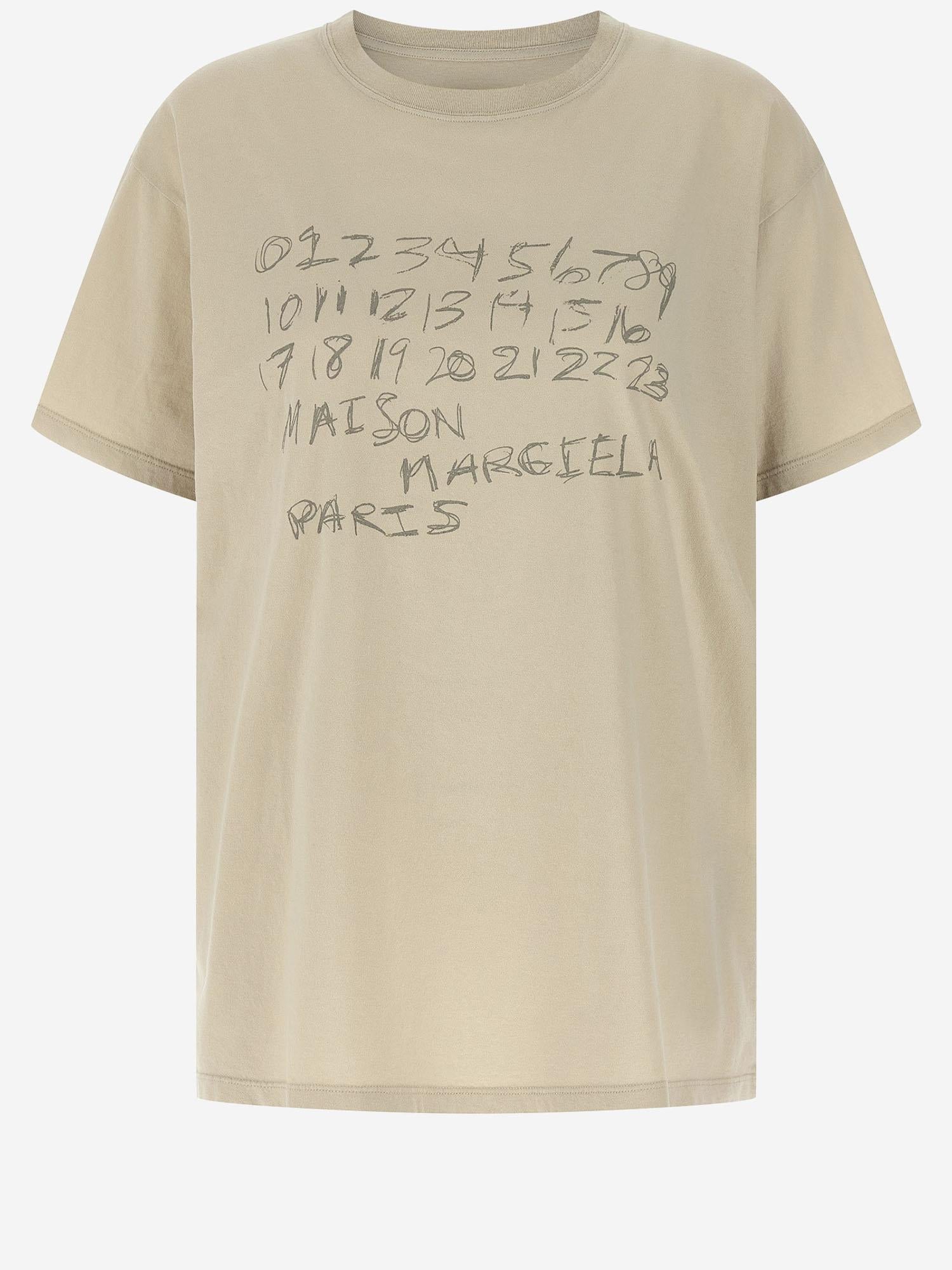 T-SHIRT IN COTONE CON LOGO S51GC0544 S24575119 MAISON MARGIELA 
