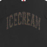 T-SHIRT IN COTONE CON LOGO IC26144 BLACK ICECREAM 