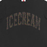 T-SHIRT IN COTONE CON LOGO IC26144 BLACK ICECREAM 
