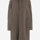 CAPPOTTO IN VICHY A QUADRI 842883 YZ9CF9773 SAINT LAURENT 