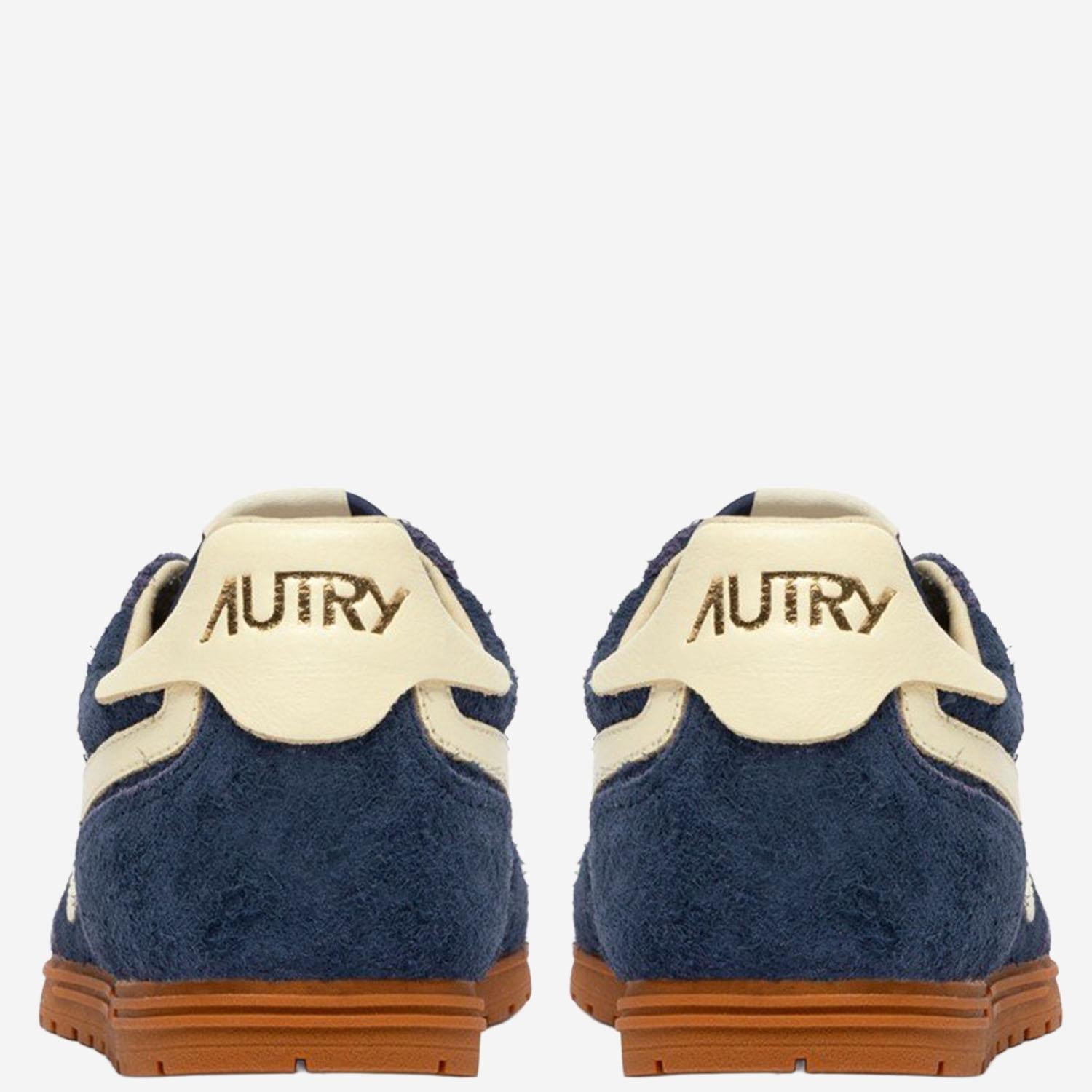 SNEAKERS WINDSPIN IN PELLE WSLMUB28 SUEDELEATBLUETRUT AUTRY 