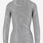 MAGLIA IN JERSEY LAMé CON MOTIVO ASTRATTO 5UJM11 5U767987 EMILIO PUCCI 