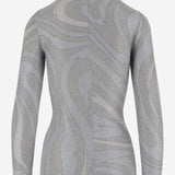 MAGLIA IN JERSEY LAMé CON MOTIVO ASTRATTO 5UJM11 5U767987 EMILIO PUCCI 