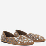 BALLERINE JANE IN PELLE CON BORCHIE F4059970 902 KHAITE 