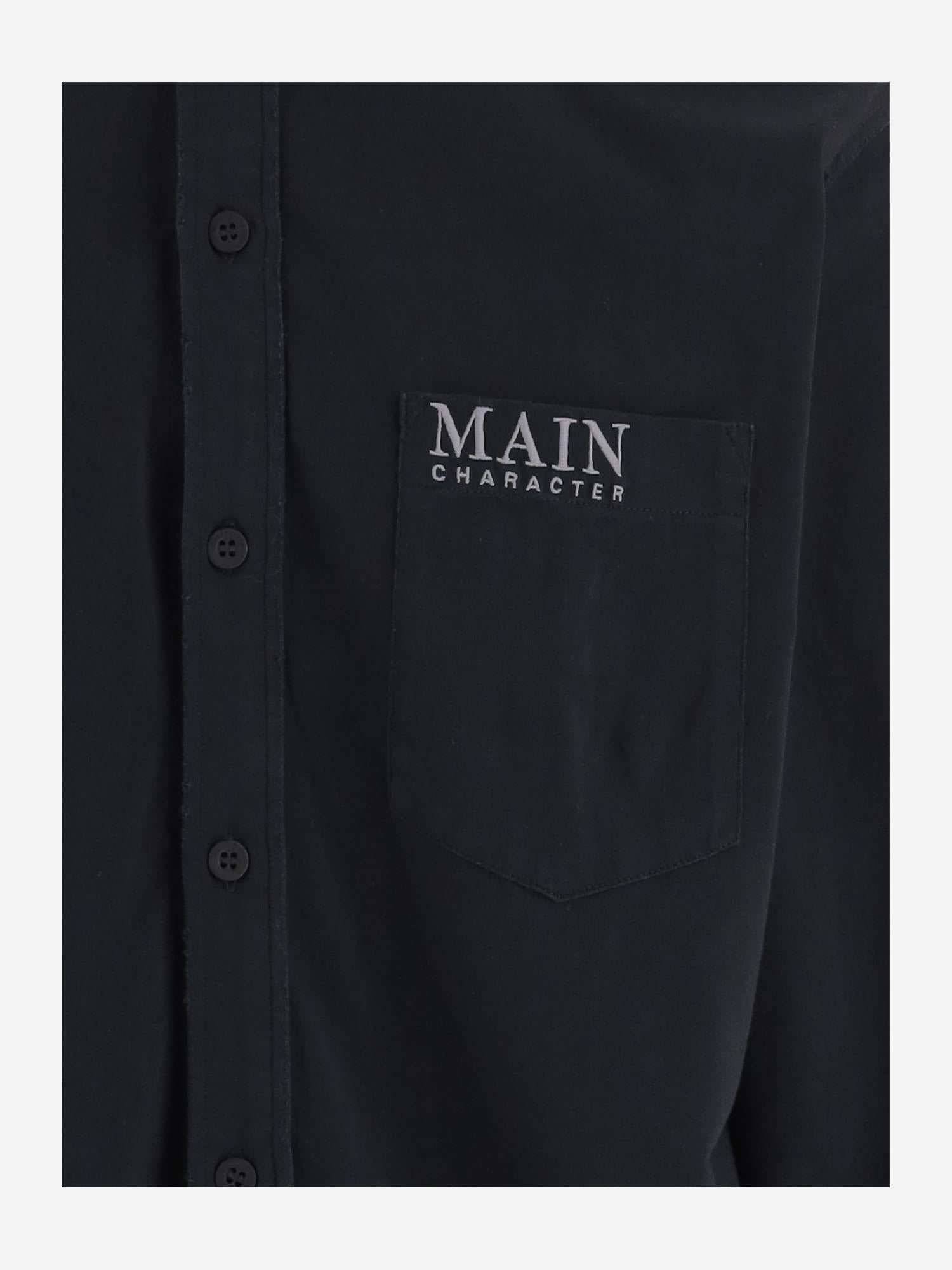 CAMICIA CON MANICHE STILE T-SHIRT MAIN CHARACTER ARTWORK 850260 TTVB91083 BALENCIAGA 