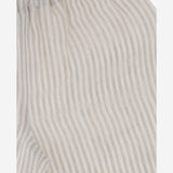 Pantaloni in lino con motivo a righe P25PL451L1018 140 IL GUFO KIDS 
