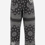 PANTALONI IN COTONE CON MOTIVO BANDANA TACATA BLACK APRES SURF 