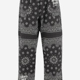 PANTALONI IN COTONE CON MOTIVO BANDANA TACATA BLACK APRES SURF 