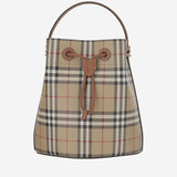 BORSA BUCKET TB CON MOTIVO CHECK 8109795 VNTG CHK/BRIAR BROWN BURBERRY 