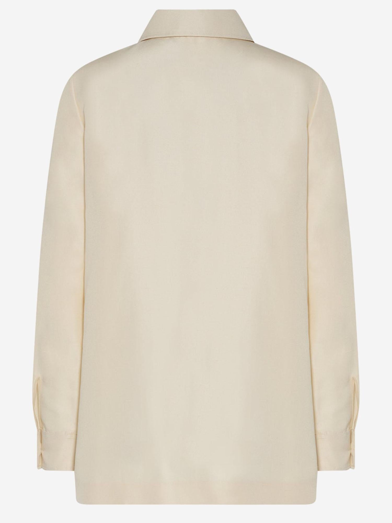 CAMICIA LUCETTA IN SETA 10861W4378 VAN THE ROW 
