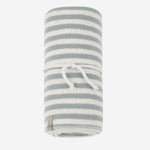 COPERTA JEANINE A RIGHE IN COTONE MISTO 25W042 NUVOLA 1+ IN THE FAMILY KIDS 