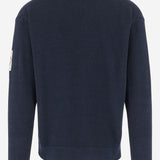 MAGLIONE IN COTONE CON LOGO 19CMKN193A 110330A886 CP COMPANY 