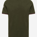 Polo in cotone con logo 8A00005 89A16818 MONCLER 