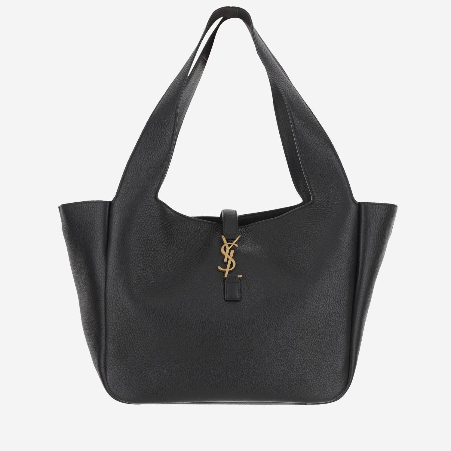 BORSA LE 5 À 7 BEA IN MORBIDA PELLE DI DAINO 763435 AADUU1000 SAINT LAURENT 