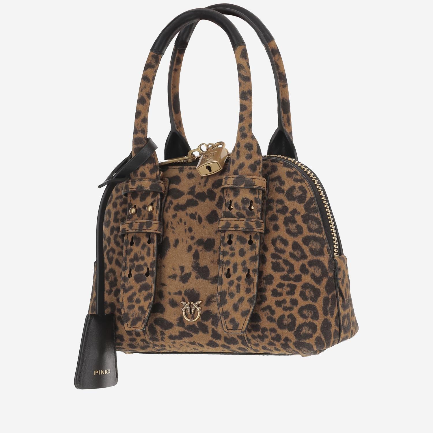 BORSA A MANO MINI ESCAPE IN PELLE SCAMOSCIATA 105333 A32AM35Q PINKO 